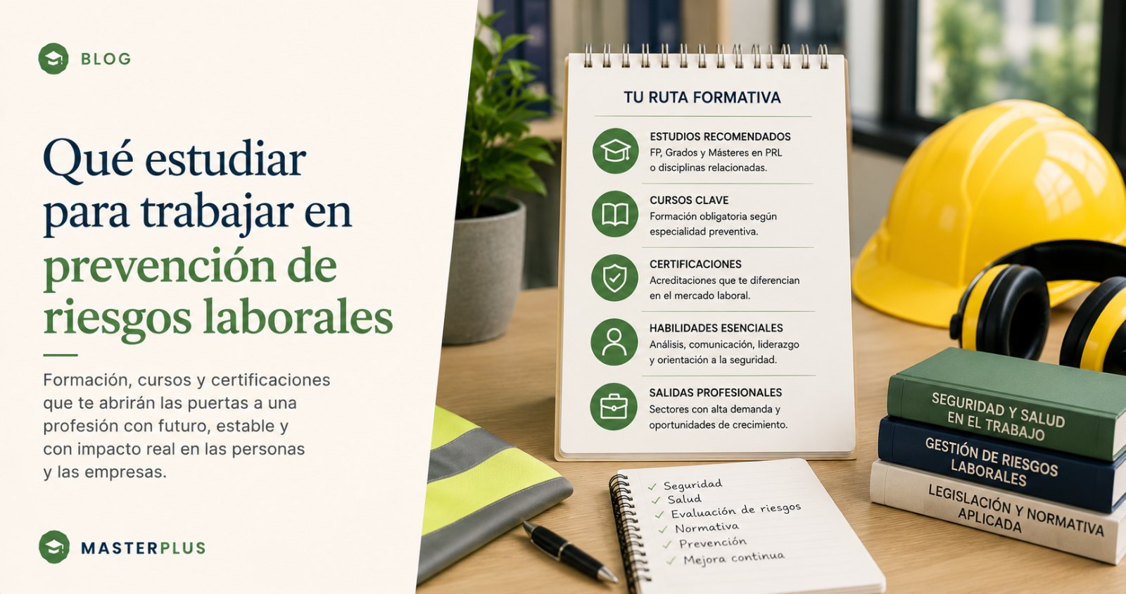 Qué estudiar para trabajar en Prevención de Riesgos Laborales