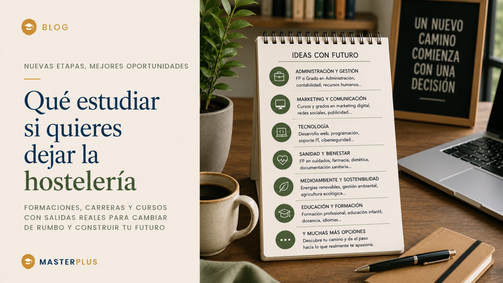 Qué estudiar si quieres dejar la hostelería